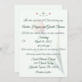 Einladung zur christlichen Hochzeit (Vorne/Hinten)