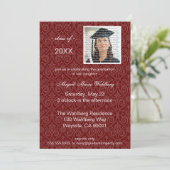 Einladung zur Classic Graduation Party (Stehend Vorderseite)