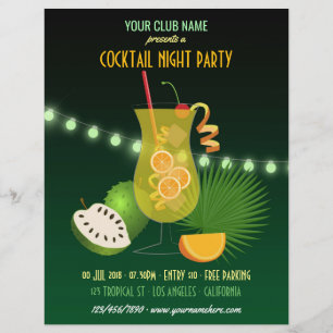 Einladung zur Club-/Firmen-Cocktailparty Flyer