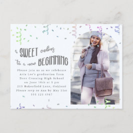 Einladung zur Colorful Confetti Graduation Party