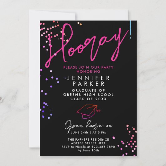 Einladung zur coolen Schwarzen Schule (Rückseite)