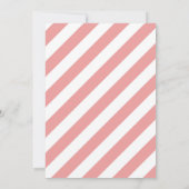 Einladung zur Coral and Gold Nautical Baby Shower (Rückseite)