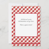 Einladung zur Crawfish Boil Graduation Party (Rückseite)