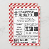 Einladung zur Crawfish Boil Graduation Party (Vorne/Hinten)