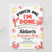 Einladung zur Crawfish Graduation | ABSCHLUSS (Vorderseite)