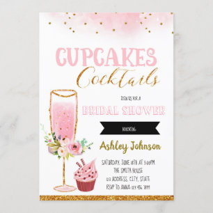 Einladung zur Cupcake- und Cocktailparty