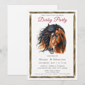 Einladung zur Derby-Party (Vorne/Hinten)