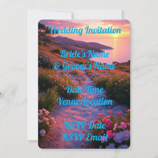 Einladung zur digitalen Hochzeit Elegant Rustikale