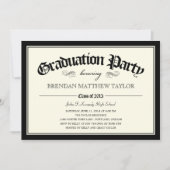 Einladung zur Diploma Graduation Party 2013 (Vorderseite)