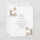 Einladung zur Dogwood-Hochzeit (Vorderseite)