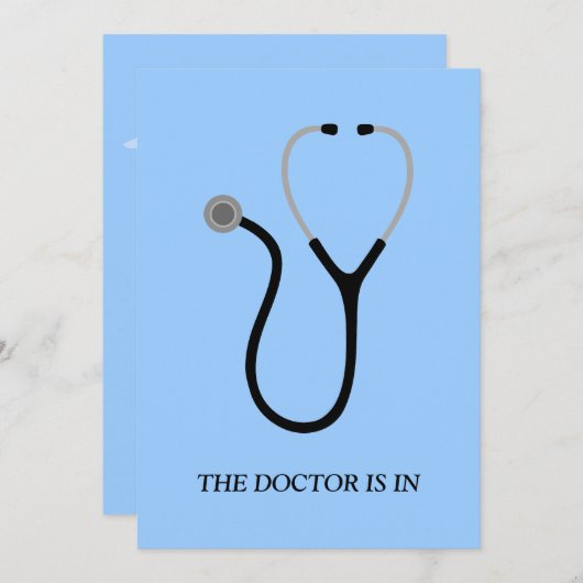 Einladung zur Doktorand (Vorne/Hinten)