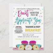 Einladung zur Donut-Wertschätzung (Vorderseite)