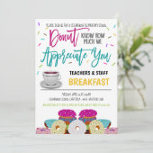 Einladung zur Donut-Wertschätzung (Stehend Vorderseite)