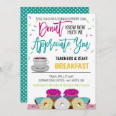 Einladung zur Donut-Wertschätzung (Vorne/Hinten)