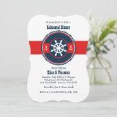 Einladung zur doppelten Verankerung (Stehend Vorderseite)