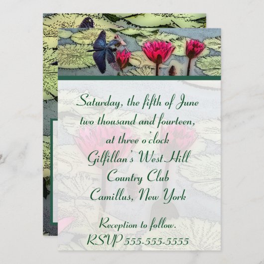 Einladung zur Drachenhochzeit (Vorne/Hinten)