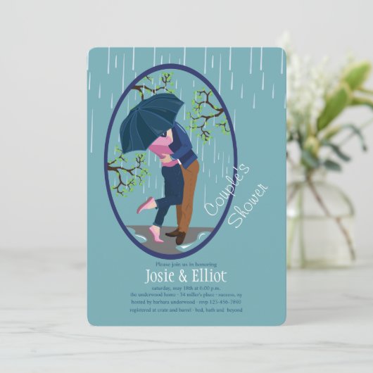 Einladung zur Dusche (Stehend Vorderseite)