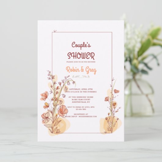 Einladung zur Dusche (Stehend Vorderseite)