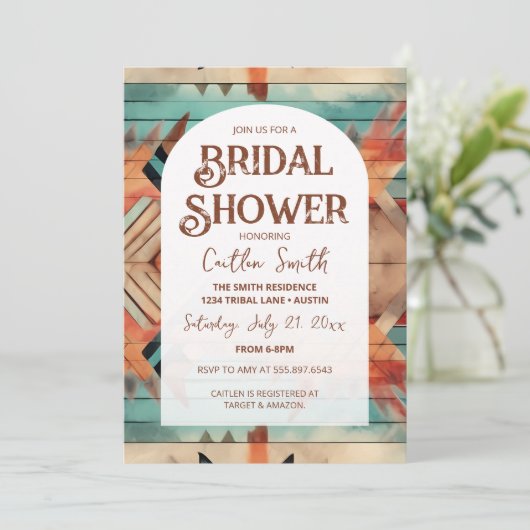 Einladung zur Dusche im Südwesten von Aztec (Stehend Vorderseite)