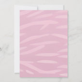 Einladung zur Dusche - Mami- und Baby-Girl-Igel (Rückseite)