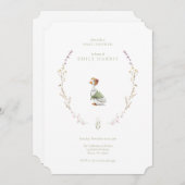 Einladung zur Dusche - Storybook rosa (Vorne/Hinten)