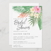Einladung zur Dusche Tropical Hawaiian Luau Bridal (Vorne/Hinten)