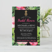 Einladung zur Dusche von Ananas, tropisch, Luau (Stehend Vorderseite)