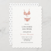 Einladung zur Dusche von Lingerie (Vorne/Hinten)