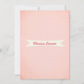 Einladung zur Dusche von Lingerie (Rückseite)