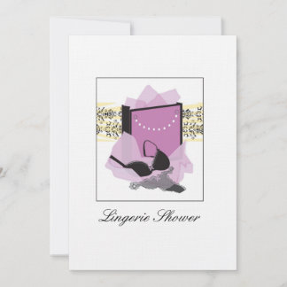 Einladung zur Dusche von Lingerie
