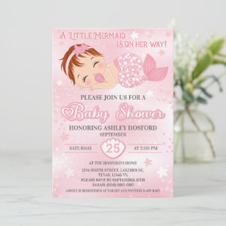 Einladung zur Dusche von Mädchen 