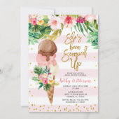 Einladung zur Dusche von Tropical Ice Cream Bridal (Vorderseite)