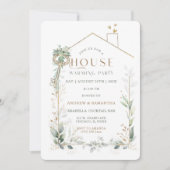 Einladung zur Editable House Erwärmung (Vorderseite)