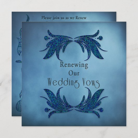 Einladung zur Eheschließung (Vorne/Hinten)