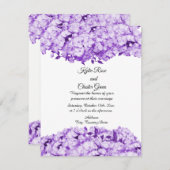 Einladung zur Einberufung einer einfarbigen Lila B (Vorne/Hinten)