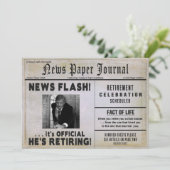 Einladung zur Einberufung von Zeitungen/Foto/ Pers (Stehend Vorderseite)