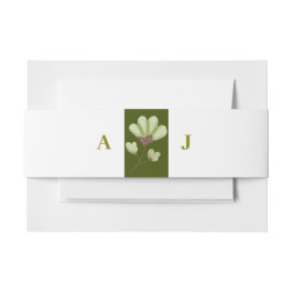 Einladung zur einfachen grünen Monografie Einladungsbanderole