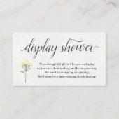 Einladung zur Einfügung einer Bläserdusche in Aqua (Vorderseite)