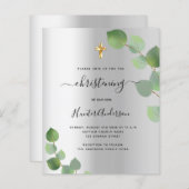 Einladung zur Einführung eines Silbereukalyptus (Vorne/Hinten)