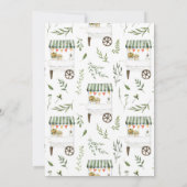 Einladung zur einheimischen Baby-Dusche (Rückseite)