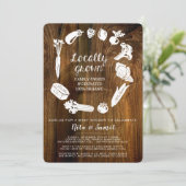 Einladung zur einheimischen Baby-Dusche (Stehend Vorderseite)