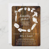 Einladung zur einheimischen Baby-Dusche (Vorderseite)