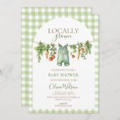 Einladung zur einheimischen Baby-Dusche (Vorne/Hinten)