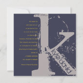 Einladung zur Einholung der ersten Bar Bat Mitzvah (Vorderseite)