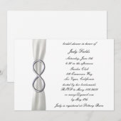 Einladung zur Einladung der Brautdusche von Infini (Vorne/Hinten)