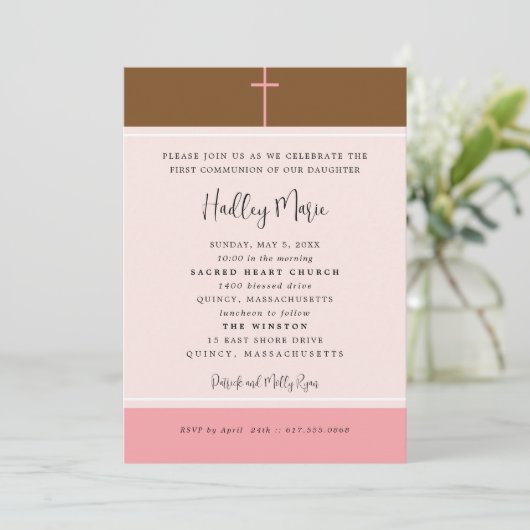 Einladung zur Einladung der Heiligen Kommune (Stehend Vorderseite)