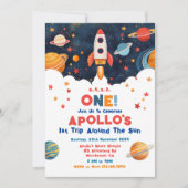 Einladung zur Einladung der Rocket 1. Reise um die (Vorderseite)
