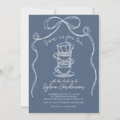 Einladung zur Einladung der Tea Bridal Dusche (Vorderseite)