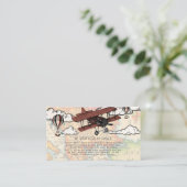 Einladung zur Einladung der Vintagen Flugzeuganzei (Stehend Vorderseite)