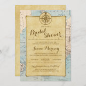 Einladung zur Einladung der Wanderkarte (Vorne/Hinten)